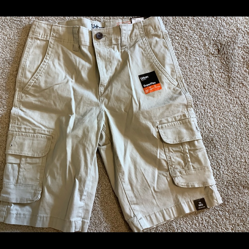 NWT Boys Urban Pipeline SuperFlex Cargo Shorts